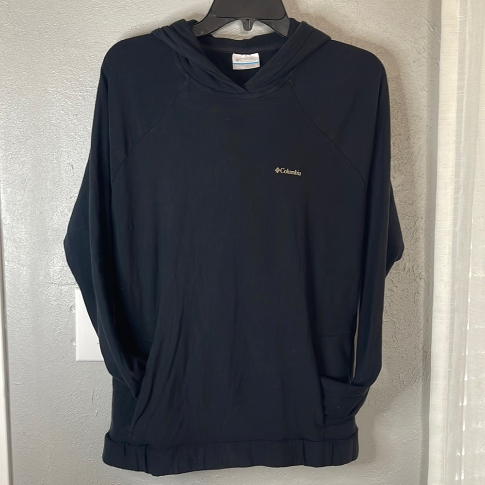 Columbia Black Hoodie, Sz S